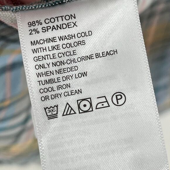 NWT TOMMY BAHAMA Coastline Cord Stretch Harbor Check Shirt Men 2XLT Featherstone - Picture 9 of 15